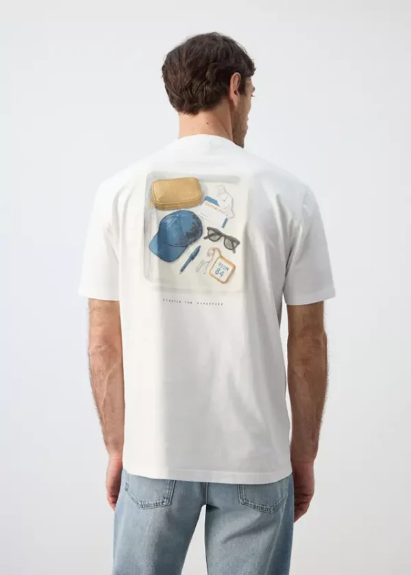 100% cotton graphic T-shirt
